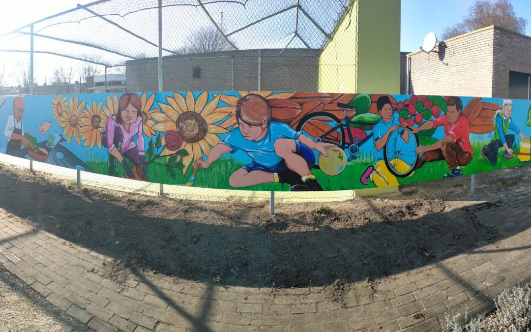 Nieuwe global goals mural bij WIJ West