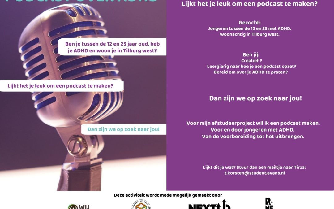 Doe je mee met podcast over ADHD?